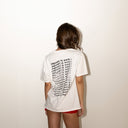 T-shirt "Andiamo al mare" - bianco/nero