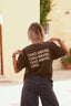 T-shirt Ciao amore - Marrone/Beige