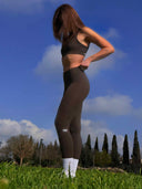 Aura Sculpt Leggings - Espresso