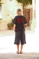 T-shirt "Ciao amore" - Nero/Rosso