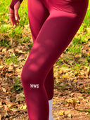 Aura Sculpt Leggings - Merlot