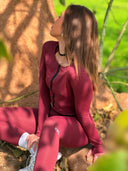 Aura Sculpt Jacket - Merlot