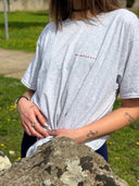 T-shirt "22:22" - bianco/rosso