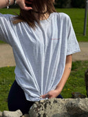 T-shirt "Andiamo al mare" - bianco/nero