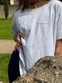 T-shirt "22:22" - bianco/rosso