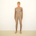 Isabella Jumpsuit - Marrone e Beige